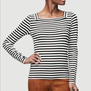 frame striped baetau top